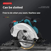 7-inch Brushless Lithium Electric Woodworking Tools Hand Saw Disc Cutting Machine