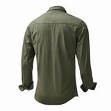 Осенняя мужская рубашка Warquar большого размера