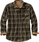 European and American spring and autumn single-breasted checkered shirt long sleeve loose