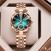 Women's Casual Simple Quartz Watch With Diamond