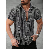Men's Shirt 3D Printing Stitching Cartoon