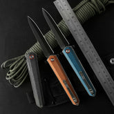 Outdoor Multifunctional Portable Folding Knife Hardware Tools Climbing Camping Survival Linen Handle