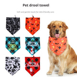 Halloween Dogs And Cats Pet Print Scarf