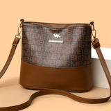 Retro Soft Leather Simple бисёрҷониба халтаи паёмбар