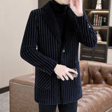 Autumn-winter high-quality men's medium-length coat