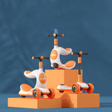 Rideable Three-in-one Anti-rollover Pedal Scooter