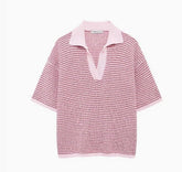 Loose Knitted Top High Waist Knit Shorts Suit