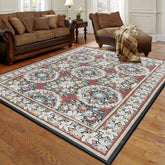 Retro Living Room Carpet Easy-care Wear-resistant Floor Mat