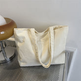 Canvas Ins Style Niche Large Capacity Handbag For Women