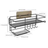 Punch-free Bathroom And Bathroom Storage Rack