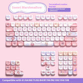 Sweet Cotton Candy Original Key Cap Personality Fit Mechanical Keyboard