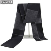 Men's Scarf European And American Cashmere Autumn And Winter Business Plaid