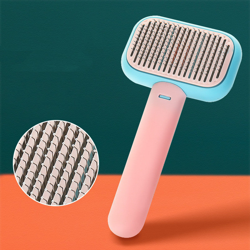 New Pet Cat Dog Hair Brush Hair Massage Comb Open-Knot Brush Grooming Cleaning Tool Stainless Steel Comb New Pet Cat Dog Hair Brush Hair Massage Comb Open-Knot Brush Grooming Cleaning Tool Stainless Steel Comb