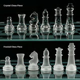 Frosted Glass Chess Puzzle Game