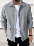 Men's Casual Button Down Jacket