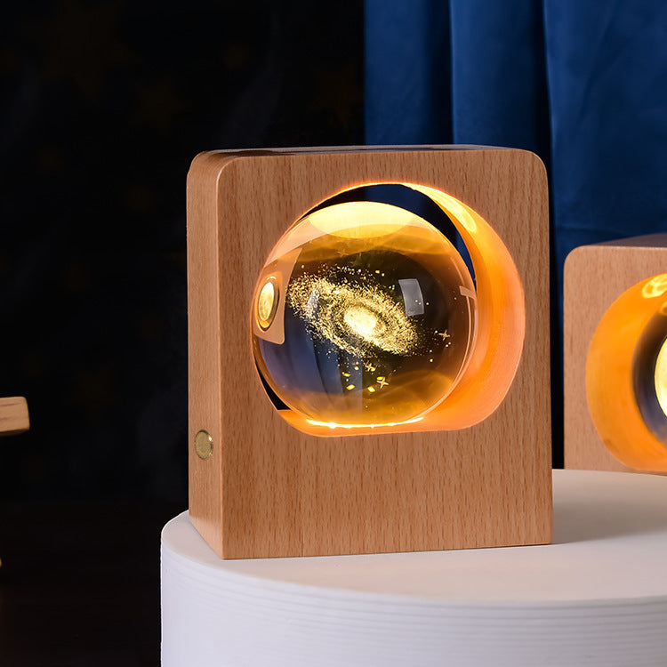 Beech Crystal Ball Night Light 3D Laser Engraving Elk Jellyfish LED Nightlights USB Dimmable Lamp For Bedroom Decoration Gifts Home Decor Beech Crystal Ball Night Light 3D Laser Engraving Elk Jellyfish LED Nightlights USB Dimmable Lamp For Bedroom Decoration Gifts Home Decor