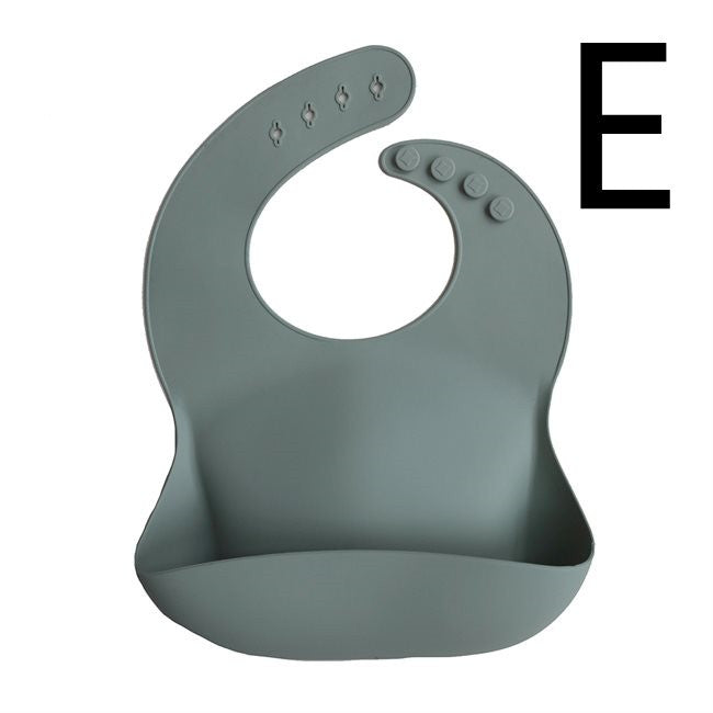 Baby Silicone Bibs, Baby Anti-slobber Bibs, Super Soft Food Supplement Rice Pockets For Feeding Baby Silicone Bibs, Baby Anti-slobber Bibs, Super Soft Food Supplement Rice Pockets For Feeding