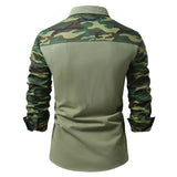 New Men's Army Outdoor Camouflage Long Sleeve Shirt