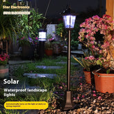 Solar Garden Lamp Lighting Ornamental Floor Outlet Hexagonal Lamp Outdoor Lawn Lamp Garden Landscape