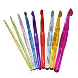 Knitting Tools Sweater Needle Plastic Color Crochet 15CM Set Of 9 OPP Bag Set Crochet Hook