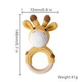 Baby Teethering Safety Wooden Toy