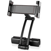 Car Rear Seat Mobile Phone Bracket Rear Car Metal Aluminum Alloy Rotating Bracket Headrest Tablet Phone Holder