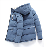 Men's Slim Fit Casual Hooded Cotton Jacket