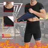 Men's Violently Sweat Suit Sports Short-sleeved Shorts Suit
