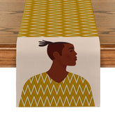 Table Runner National Geometric Tea Table
