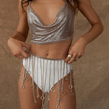 Summer Beach Accessories Personality Fashion Women's Body Chain Fringe Pendant Waist Chain Sexy Chain Accessories