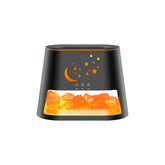 Salt Flame Aroma Diffuser Usb Colorful Flame Gradient Ultrasonic Aroma Diffuser