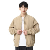 Куртка мужская с воротником-стойкой и пряжкой бейсбольная форма