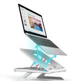 New Laptop Stand Multifunctional Folding Lifting Portable Laptop Stand Monitor Enlargement Stand Aluminum Alloy Base