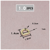 Seamless Horseshoe Hardware Metal D-ring Buckle