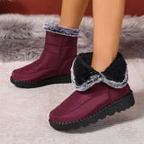 Women's Snow Boots Plus Size Wear-resistant Comfortable Warm Boots
