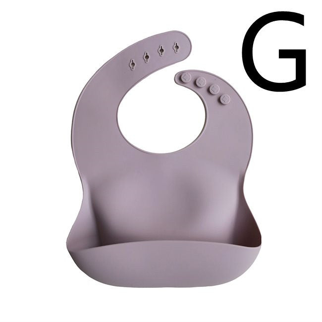 Baby Silicone Bibs, Baby Anti-slobber Bibs, Super Soft Food Supplement Rice Pockets For Feeding Baby Silicone Bibs, Baby Anti-slobber Bibs, Super Soft Food Supplement Rice Pockets For Feeding