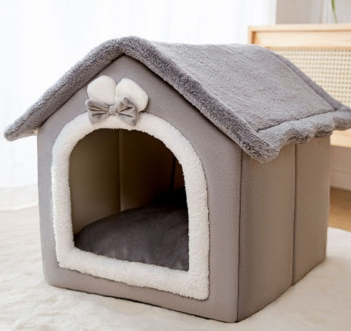 Foldable Dog House Pet Cat Bed Winter Dog Villa Sleep Kennel Removable Nest Warm Enclosed Cave Sofa Pets Supplies Foldable Dog House Pet Cat Bed Winter Dog Villa Sleep Kennel Removable Nest Warm Enclosed Cave Sofa Pets Supplies