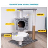 Lepet Cat лона Cat Scratch Шӯрои Cat Tree Cat кӯҳнавардӣ Чорчӯба Пет таъминоти
