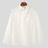Notch Lapel Shirt, French Menswear