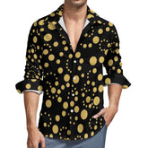 Men's Long Sleeve Shirt with Digital Printing
