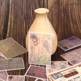 60PCS Bag DIY Vintage Washi Note Stickers Scrapbooking Photo
