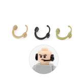 Small Particles Military Building Blocks Minifigure Accessories Earphone Parts Without Function