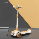 Folding Children's Scooter With Music And Light