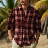Men's Daily Leisure Lapel Long Sleeve Shirt