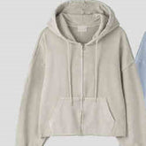 Мода Retro Distressed Frayed 3D Patchwork Hoodie