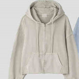 Fashion Retro Distressed Frayed 3D Patchwork Hoodie
