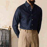 Бизнес-свободный однотонный топ без утюга