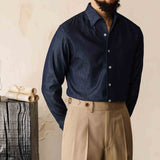 Бизнес-свободный однотонный топ без утюга