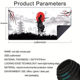 Japanese Samurai Esports Office Game Mouse Pad