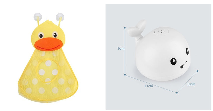 New Baby ҳаммом ванна барқ ​​Induction Whale Spray Toy хурд